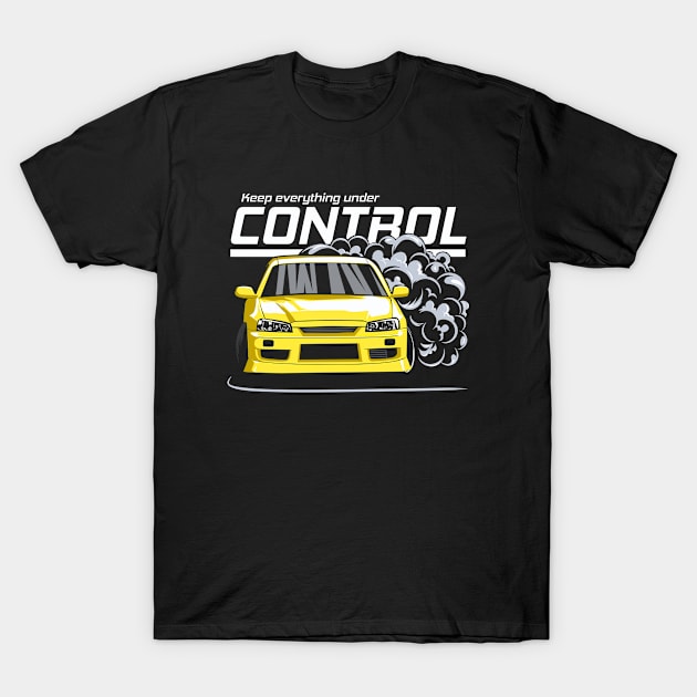 Keep everything under control (yellow) T-Shirt by Rezall Revolution